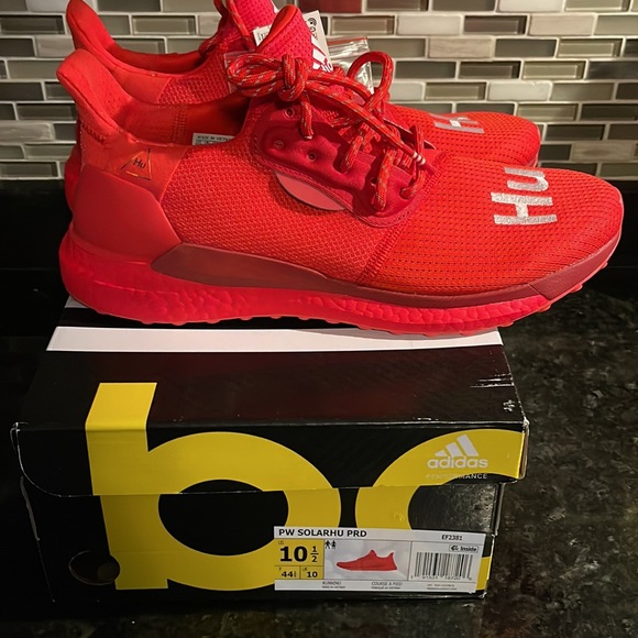 SOLD - NIB Adidas Solar Hu Red - Picture 3 of 6